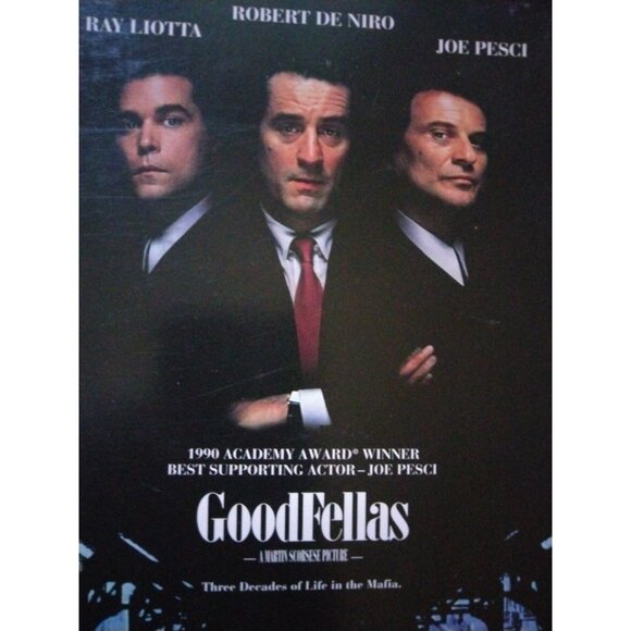 Goodfellas DVD 1990 Academy Award Pesci De Niro Crime Drama Scorsese Movie - Picture 6 of 6